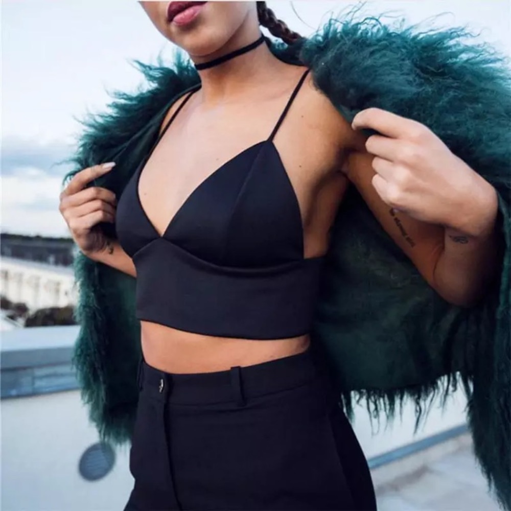 New! Black Bustier Camisole - Picture 7 of 8